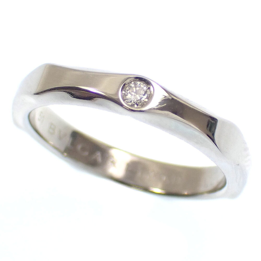 BVLGARI Silver Diamond Ring #51
